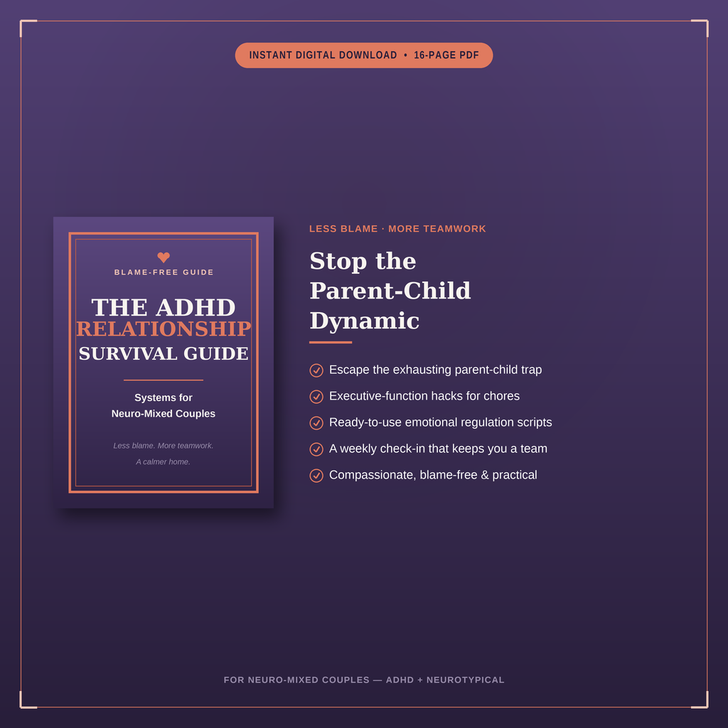The ADHD Relationship Survival Guide | Systems for Neuro-Mixed Couples
