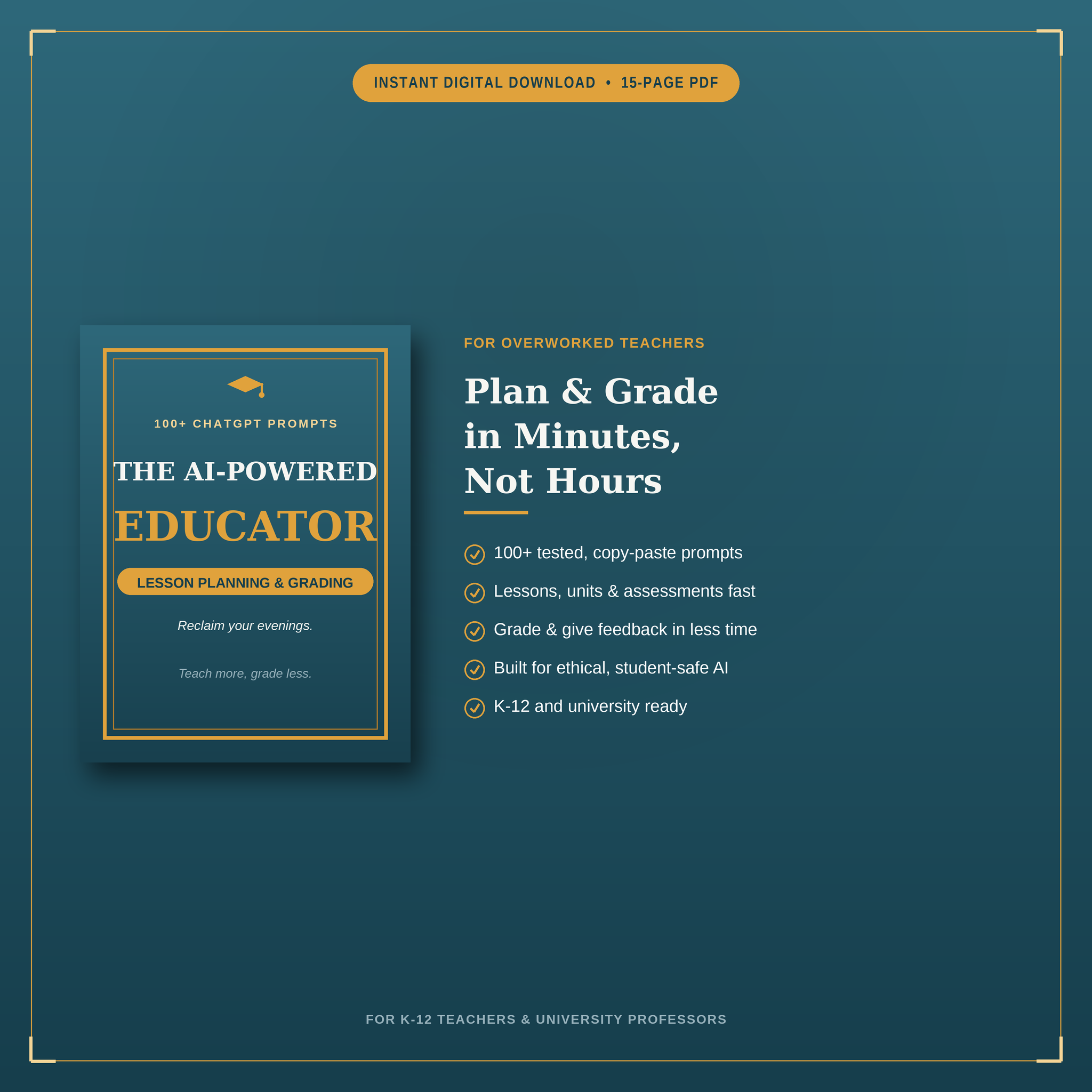 The AI-Powered Educator | 100+ ChatGPT Prompts for Teachers