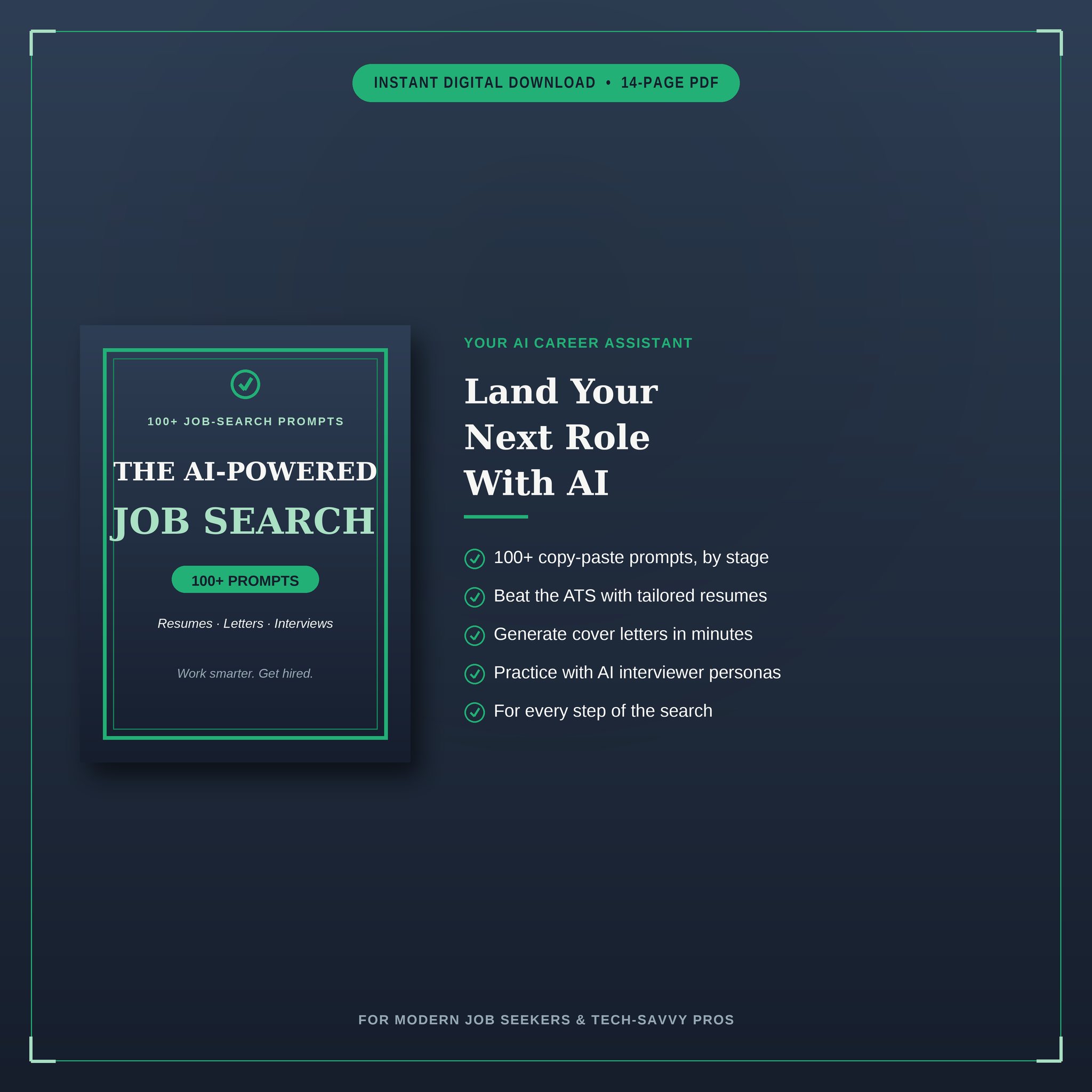 The AI-Powered Job Search | 100+ Prompts to Land Your Next Role