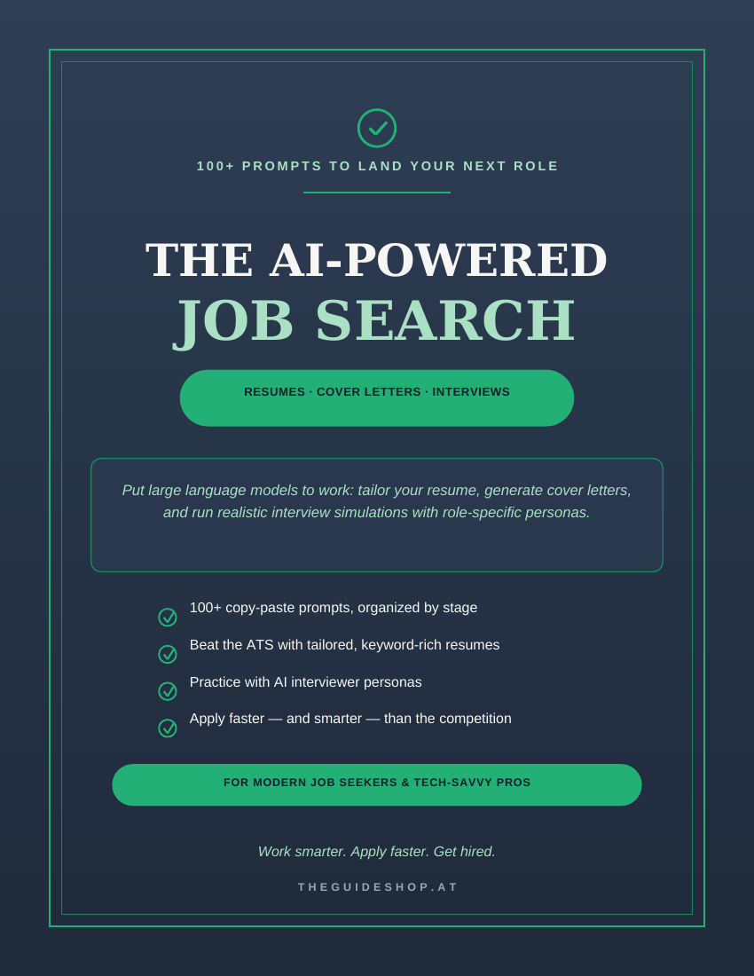 The AI-Powered Job Search | 100+ Prompts to Land Your Next Role