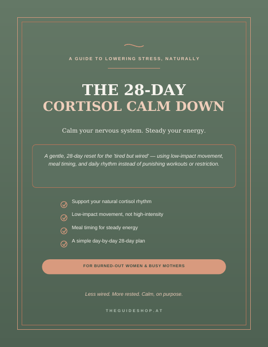 The 28-Day Cortisol Calm Down | A Gentle Guide to Lowering Stress