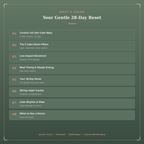 The 28-Day Cortisol Calm Down | A Gentle Guide to Lowering Stress