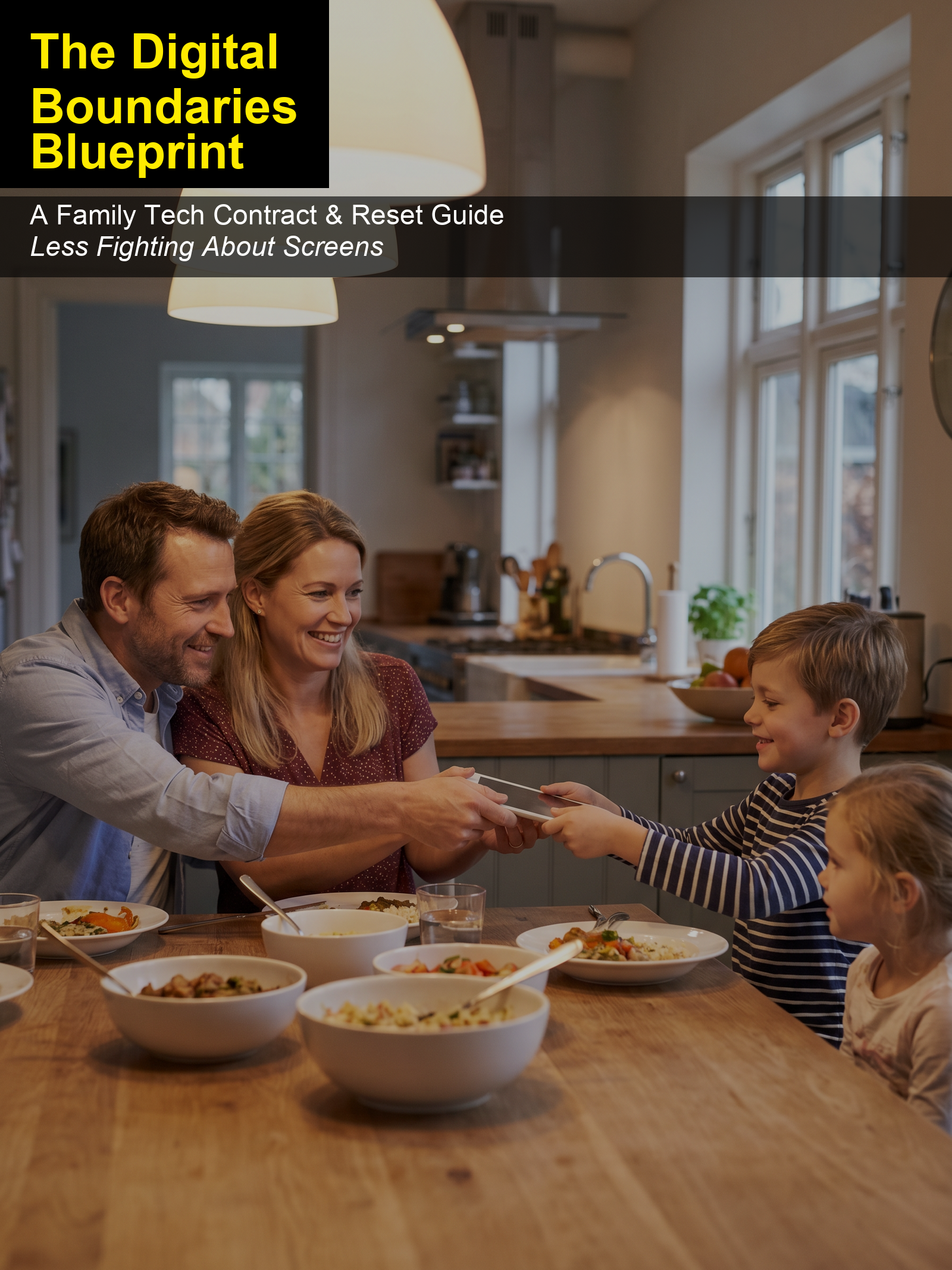 The Digital Boundaries Blueprint | Family Tech Contract & Reset Guide