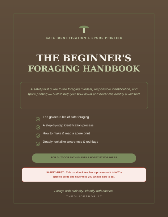 The Beginner's Foraging Handbook | Safe Identification & Spore Printing