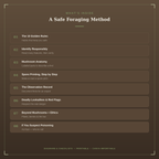The Beginner's Foraging Handbook | Safe Identification & Spore Printing