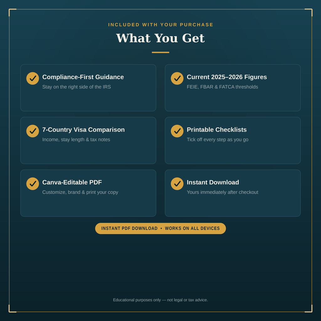 The Digital Nomad Tax Map | FEIE & Visa Guide for U.S. Remote Workers