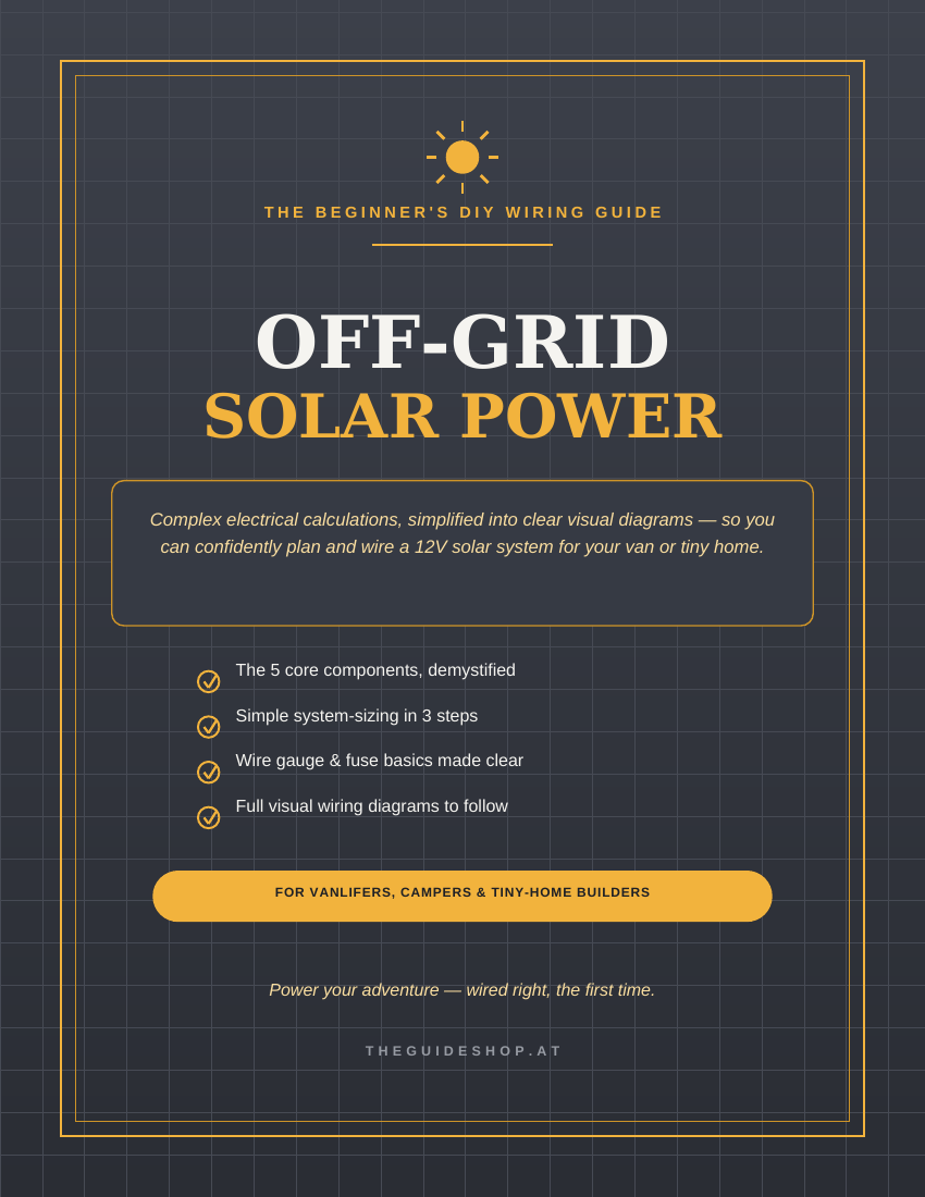 Off-Grid Solar Power | The Beginner's DIY Wiring Guide (Van & Tiny Home)