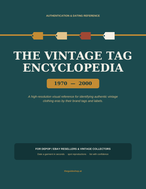The Vintage Tag Encyclopedia (1970–2000) | Clothing Tag & Label ID Guide