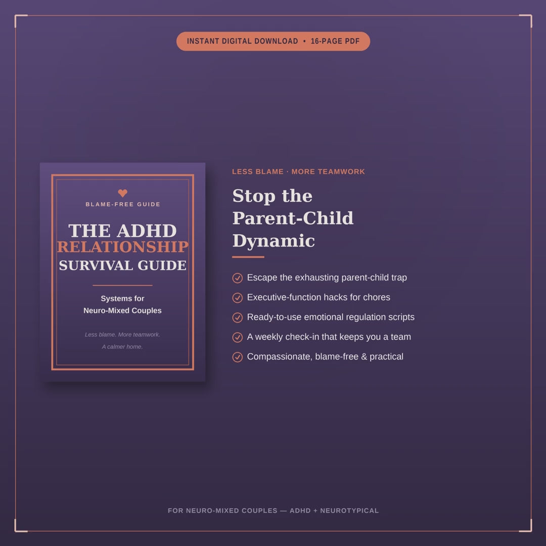The ADHD Relationship Survival Guide | Systems for Neuro-Mixed Couples