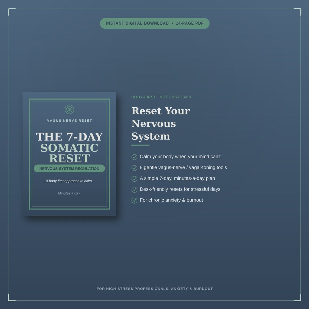 The 7-Day Somatic Reset | Vagus Nerve Exercises for Calm