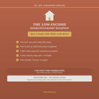 The Low-Income Homeownership Roadmap | FHA, USDA & Down Payment Help (PDF)