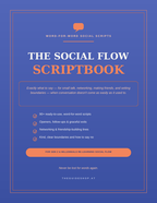 The Social Flow Scriptbook | 90+ Word-for-Word Scripts for Real Life