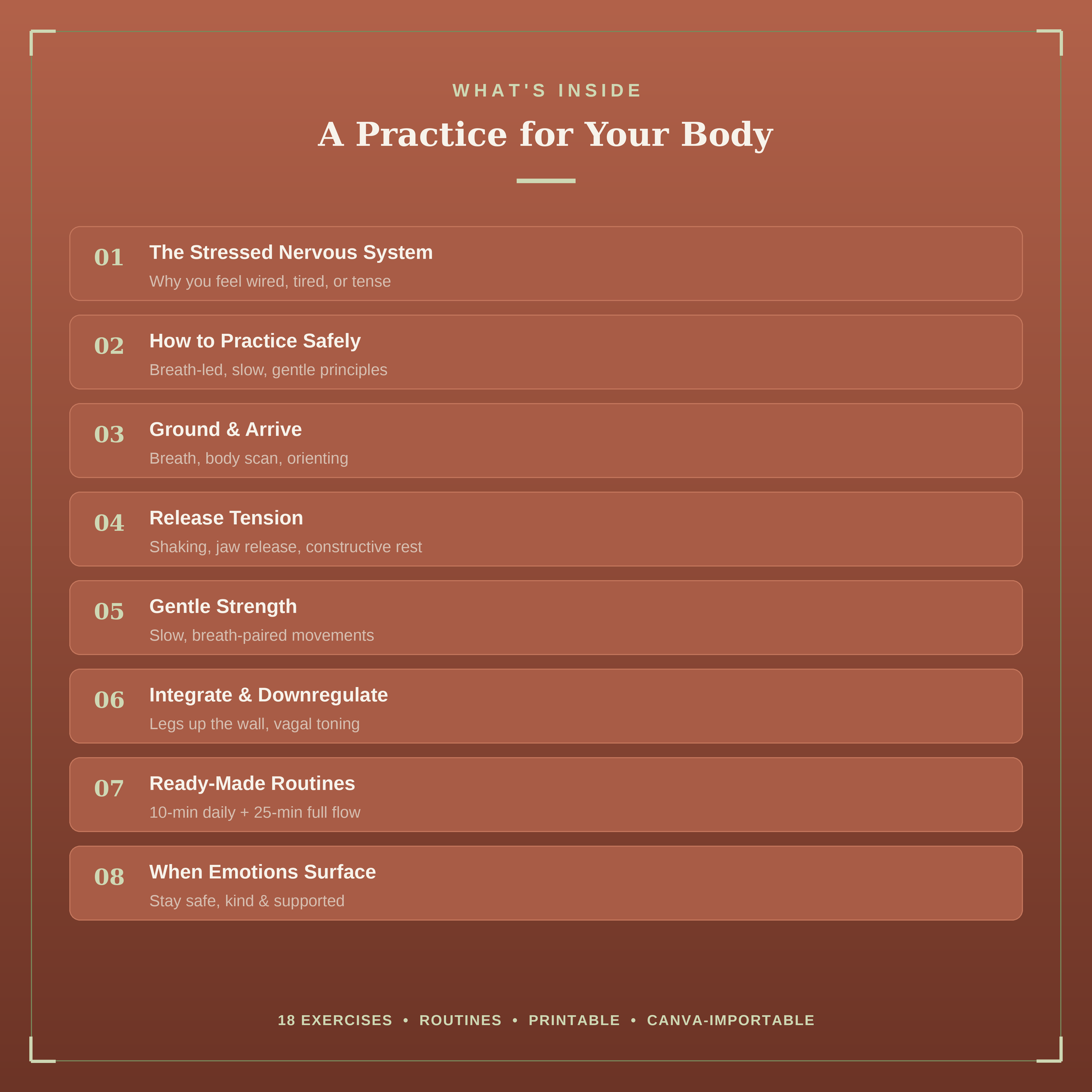 Somatic Strength | Relieve Stress Through Nervous System Movement