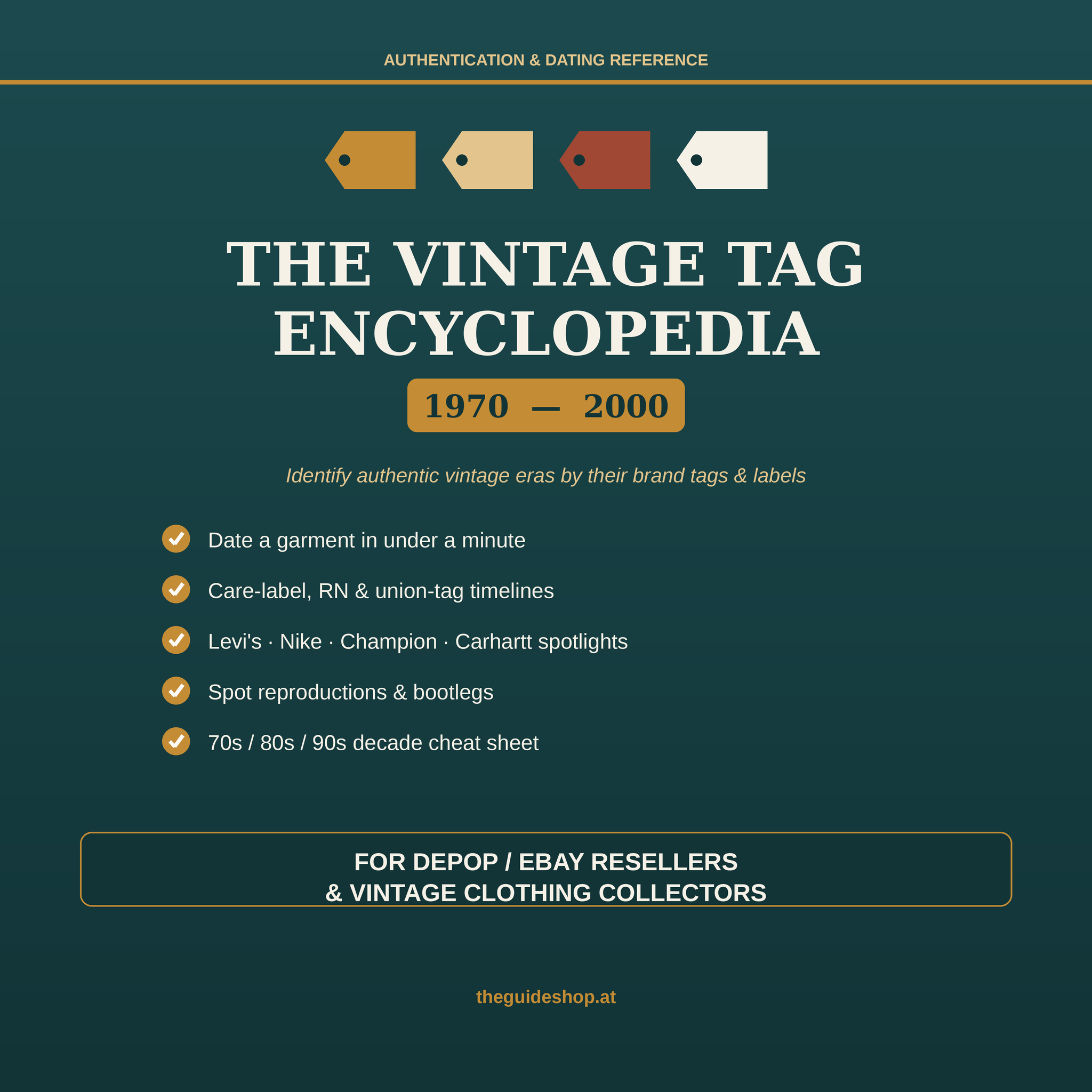 The Vintage Tag Encyclopedia (1970–2000) | Clothing Tag & Label ID Guide